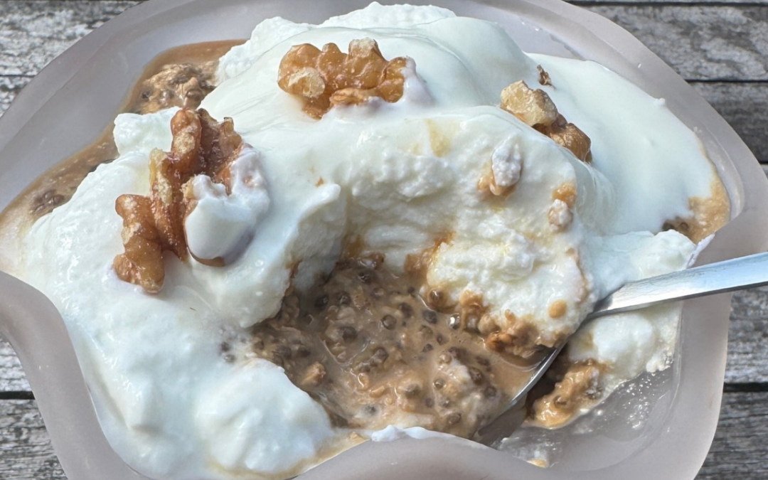 Coffee and Walnut Overnight Oats